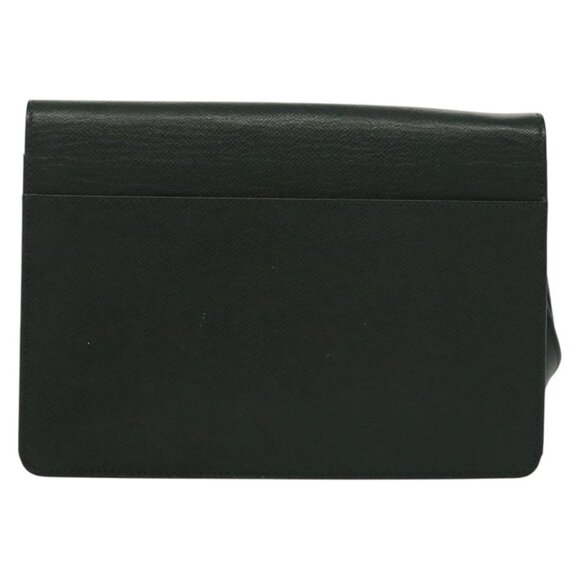 LOUIS VUITTON Taiga Pochette Kourad Clutch Bag Epicea - Picture 2 of 16